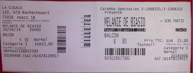 Mélanie De Biasio, concert, La Cigale, 10 avril 2014